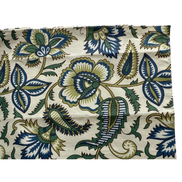 Other - Pier‎ 1 Import Set of 4 Placemats Paisley Blooms 13x19 Blue Green Summer Spring
